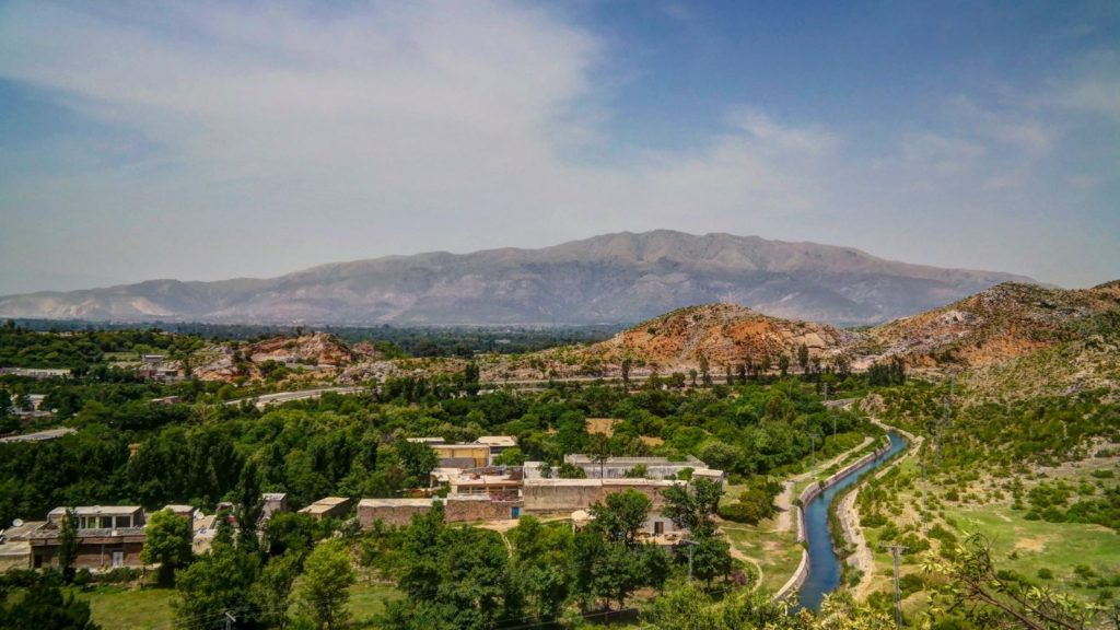 aerial view of Taxila