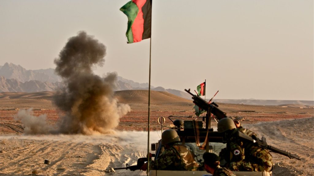 bomb disposal team soldiers neutralizing a bomb