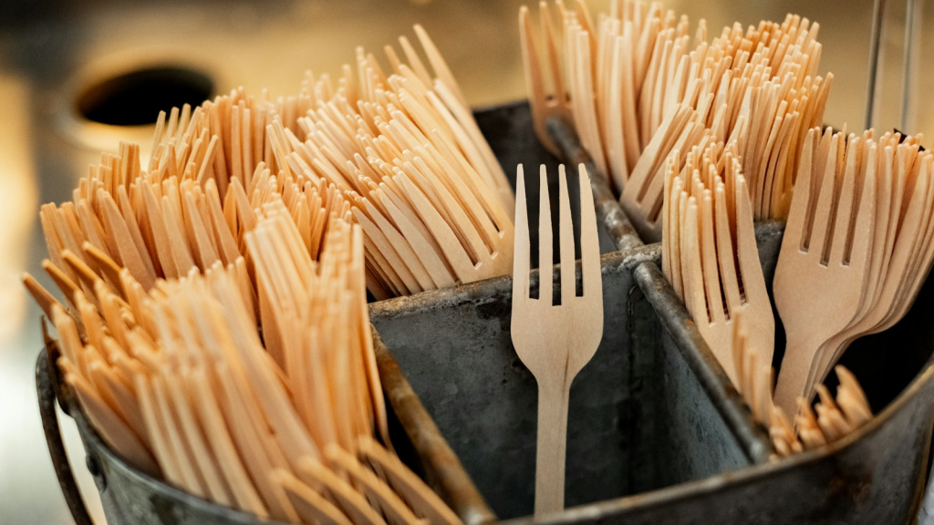 Wooden forks