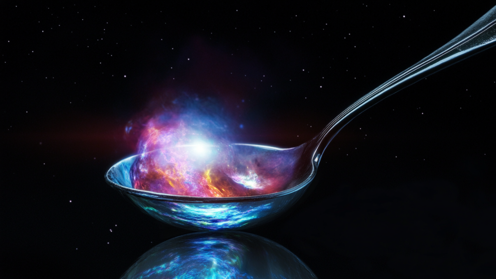 a teaspoonful of neutron star weighing billions of tons